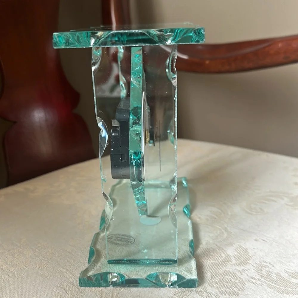 Vintage diffusion glass Arte Murano Vetro by Il Laboratorio by Cibierre clock